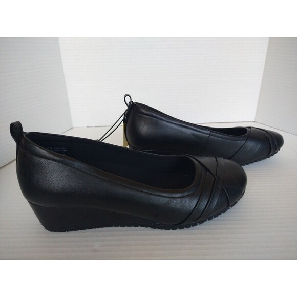 TREDSAFE Womens wedge heel Slip Oil Resistant Work Shoes 9 1/2 Restaurant safety - Picture 10 of 15